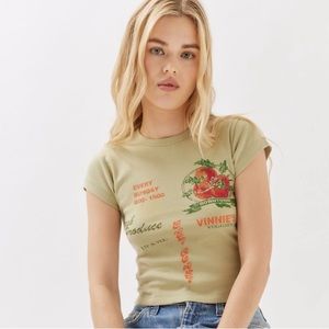 UO Vinnie's Veggies Baby Tee